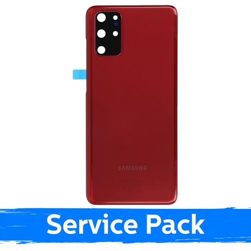 Back Cover Compatible With Samsung G985 S20 Plus / Aura Red / (Service Pack)