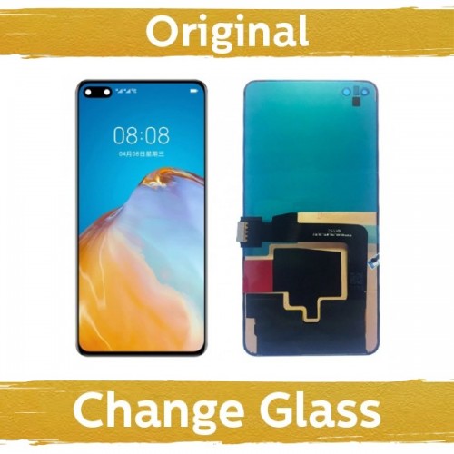 LCD-näyttö yhteensopiva Huawei P40 musta (uudistettu: Kiina)