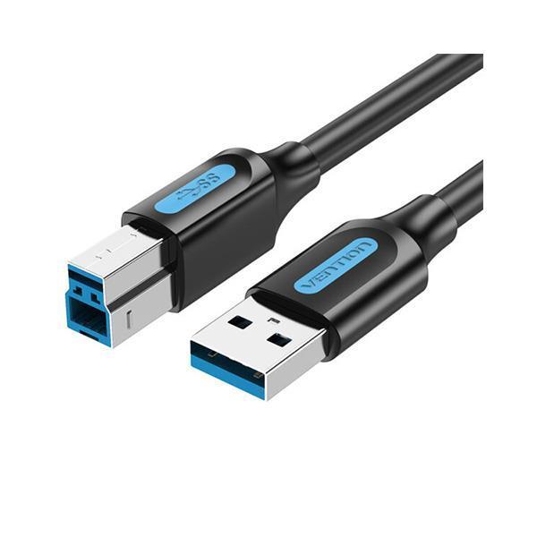 VENTION COQBG USB 2.0 -kaapeli uros-uros 1,5 m musta