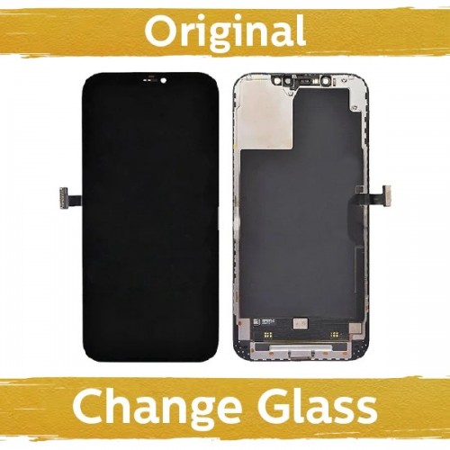 LCD-näyttö yhteensopiva iPhone 12 Pro Max musta alkuperäinen (uudistettu: Kiina)