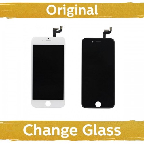 LCD-näyttö yhteensopiva iPhone 6 Plus musta (uudistettu: Kiina)