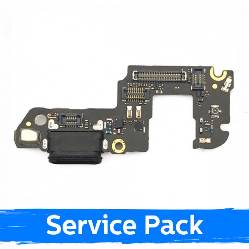 Charging Port Compatible With Huawei Honor 9 With Flex / Plata (Service Pack)