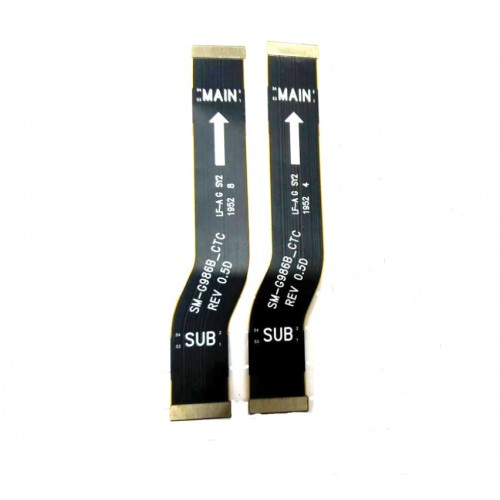 Joustava kaapeli yhteensopiva Samsung G985 / G986 S20 Plus emolevyn flex (WIDE)