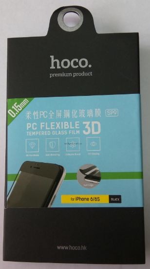 Karkaistu lasi Hoco SP9 3D Apple iPhone 6/6S valkoinen