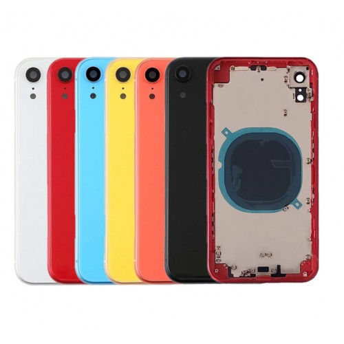 Takakansi yhteensopiva iPhone XR täydellä kotelolla / keltainen / OEM
