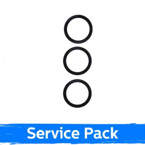 Takakameran linssi yhteensopiva Samsung G998 S21 Ultra takakameran linssi musta (Service Pack)