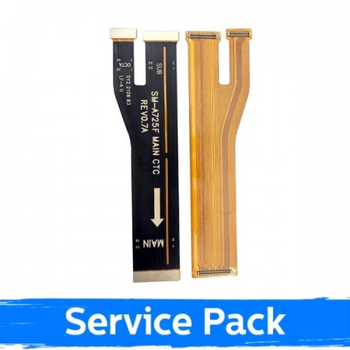 Joustojohto yhteensopiva Samsung A725 A72 emolevyn liitin (Service Pack)