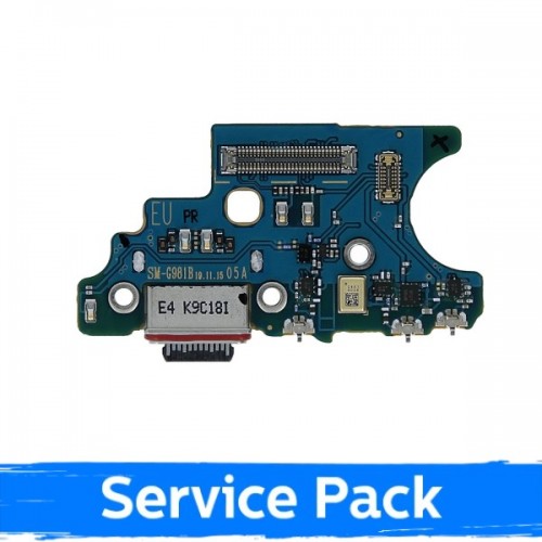 Charging Port Compatible With Samsung G980 S20 With Flex / Plata (Service Pack)