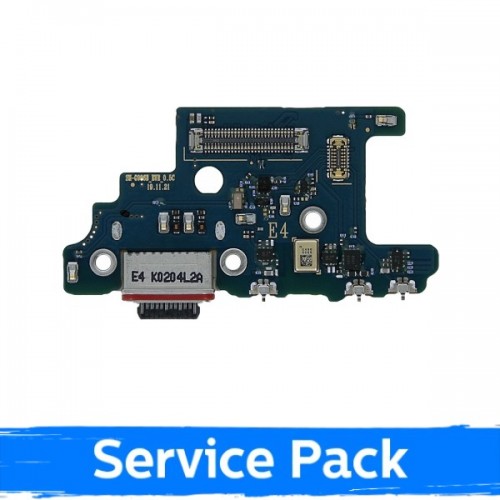 Lataausportti yhteensopiva Samsung G985 S20 Plus joustojohdon kanssa / Plata (Service Pack)
