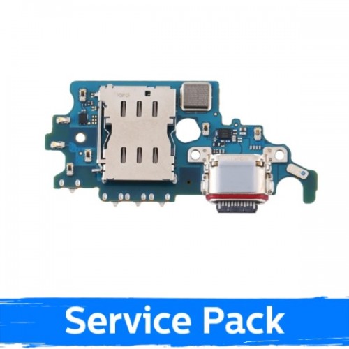 Lataausportti yhteensopiva Samsung G991 S21 joustojohdon kanssa / Plata (Service Pack)