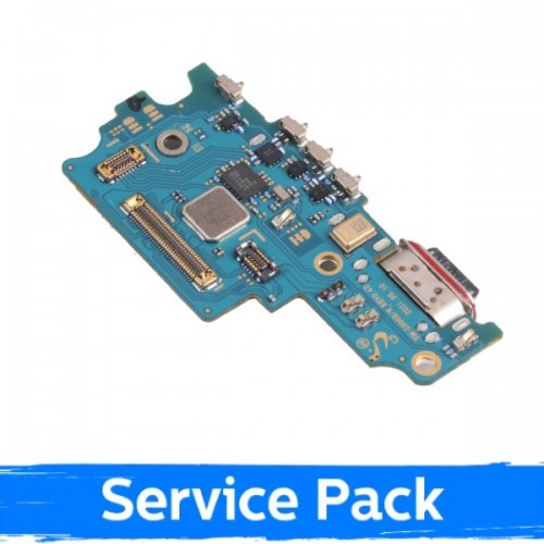 Lataausportti yhteensopiva Samsung G990 S21 FE joustojohdon kanssa / Plata (Service Pack)