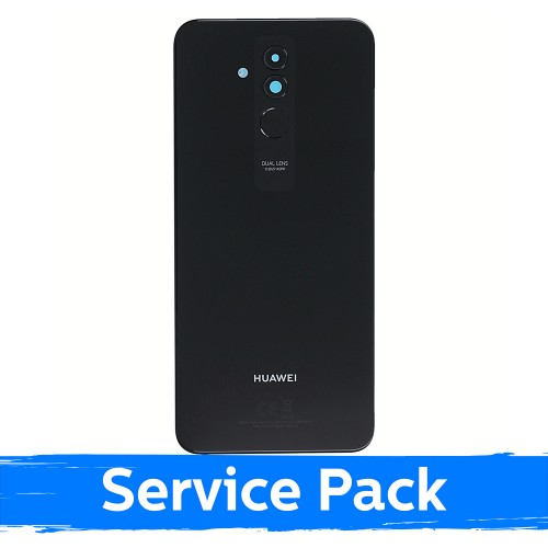 Back Cover Compatible With Huawei Mate 20 Lite Black 100% Original (Service Pack)