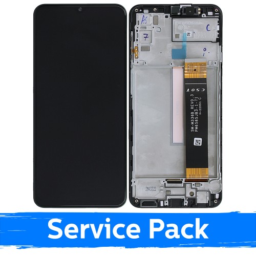 LCD Näyttö Samsung M236 M23 5G / M336 M33 5G Musta kehyksellä (Service Pack)