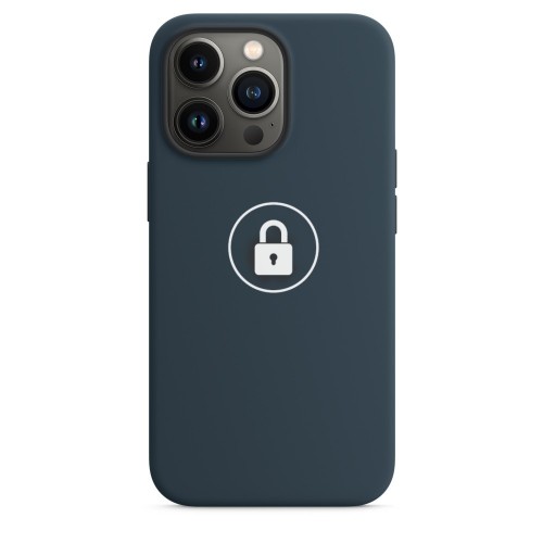 Phone Case "Silicone Case v2" Apple iPhone 13 Pro Max / Abyss Blue / in package