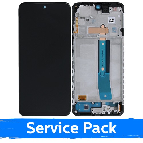 LCD-näyttö Xiaomi Redmi Note 11S (4G) / Redmi Note 12S (4G) / Poco M4 Pro 4G musta kehyksellä (Service Pack)