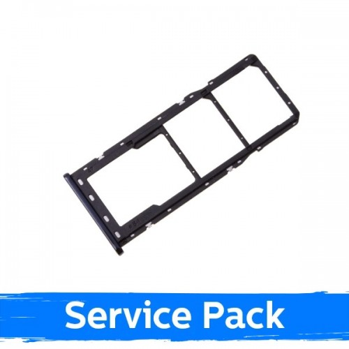 SIM Holder Compatible With Samsung A750 A7 2018 SIM card holder Black original (Service Pack)