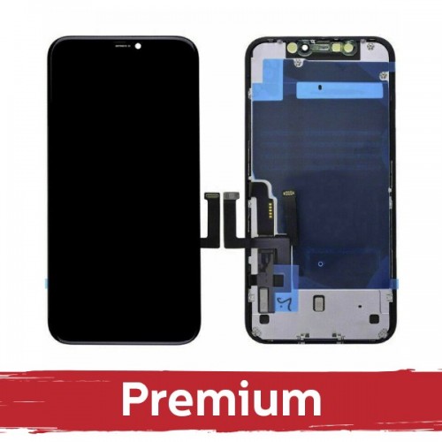 LCD Display Compatible With iPhone 11 Black (INCELL with metal plate / Premium) /*Removable IC*/