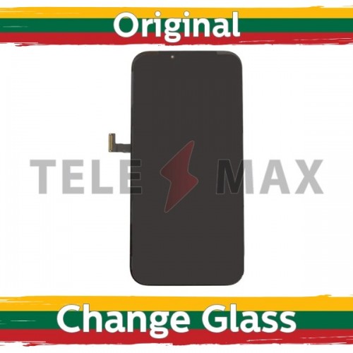 LCD-näyttö yhteensopiva iPhone 13 Pro Max musta alkuperäinen (Uusittu: Telemax)