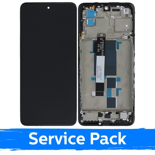 LCD-näyttö yhteensopiva Xiaomi Poco X3 GT (2021) musta kehyksellä (Service Pack)