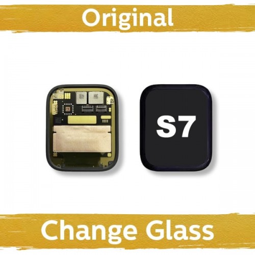 LCD-näyttö yhteensopiva iWatch Series 7 41mm musta (uusittu: Kiina)