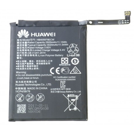 Alkuperäinen akku Huawei Nova/Y6 2017/Y5 2018/Y5 2019/P9 Lite Mini 3020mAh HB405979ECW
