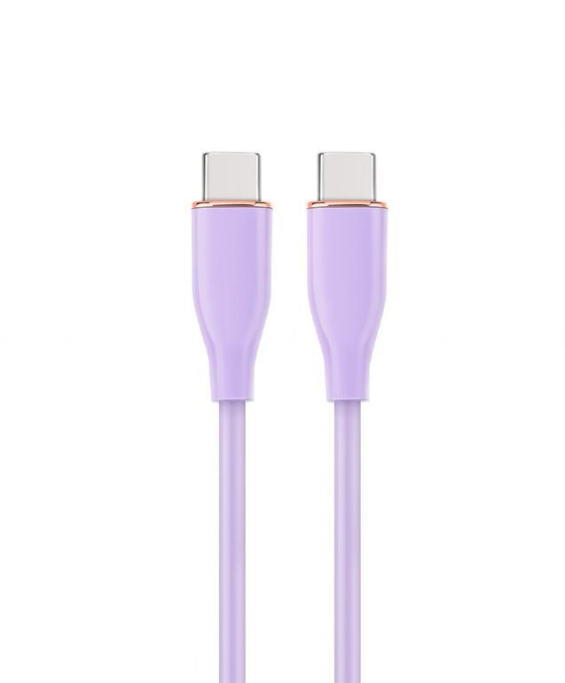 GEMBIRD CC-USB2S-CMCM-1.5M-P USB-C-kaapeli 1,5 m Premium violetti