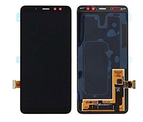 LCD screen Samsung A530 A8 (2018) with touch screen Black original (service pack)