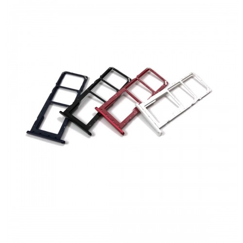 SIM Holder Compatible With Samsung A037 A03s SIM card tray / White /