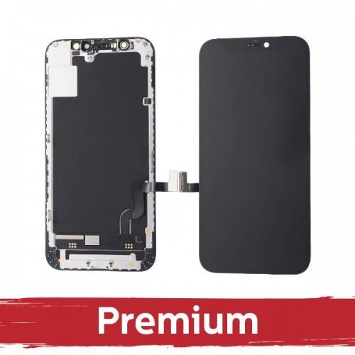 LCD-näyttö yhteensopiva iPhone 12 Mini musta (Hard OLED / Premium)