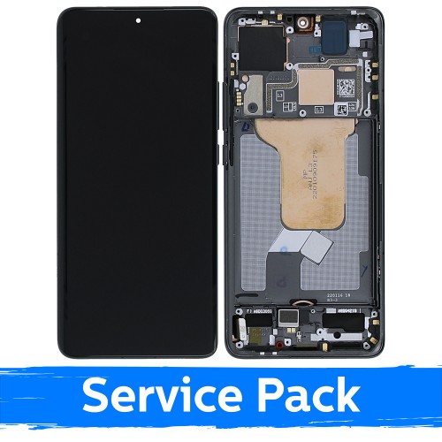 LCD Display Compatible With Xiaomi 12 (12S / 12X) With Frame / Gray / (Service Pack)