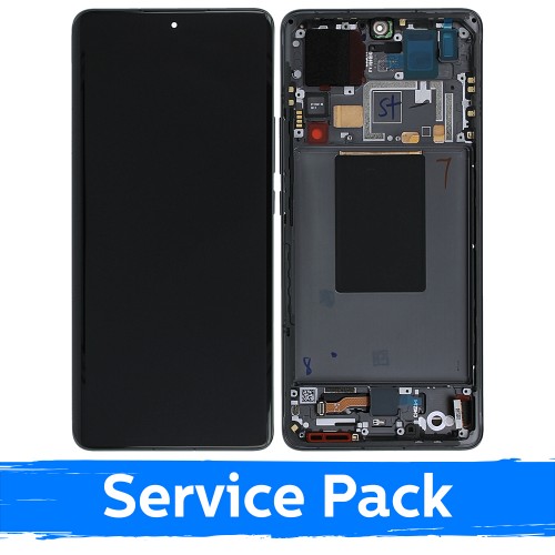 LCD Näyttö Xiaomi 12 Pro (12s Pro) kehyksellä / Harmaa / (Service Pack)