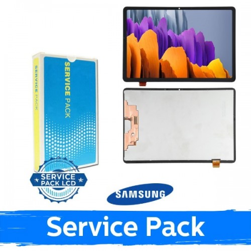 LCD-näyttö yhteensopiva Samsung X700 / X706 Tab S8 11'' musta (Service Pack)