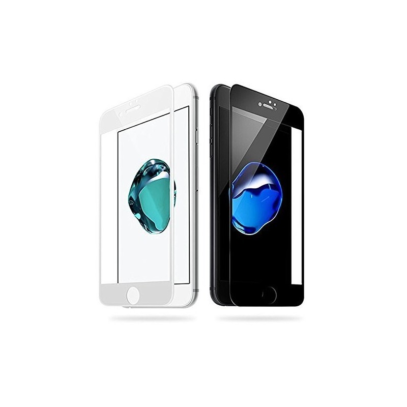 Screen protection glass "5D Full Glue" Apple iPhone 6 Plus/6S Plus curved white bulk
