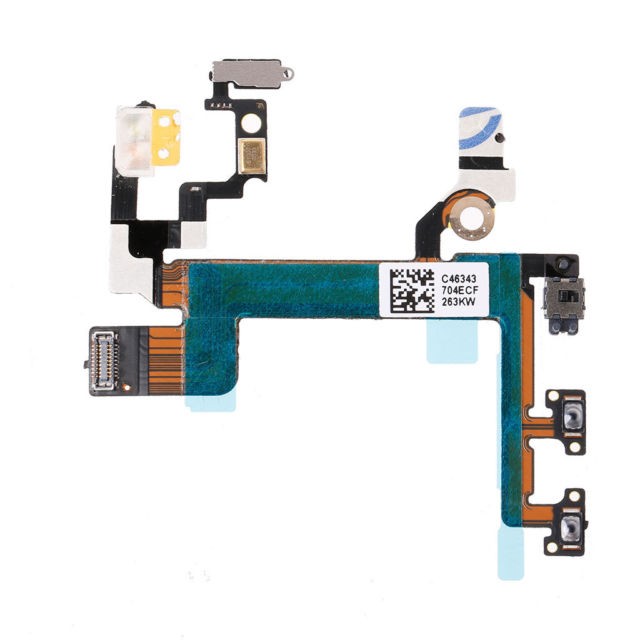 Flex iPhone 5S päälle/pois, mykistys, äänenvoimakkuuden säätö ORG