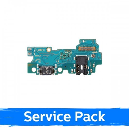 Latausportti Samsung A225 A22 4G flexillä / Plata (Service Pack)