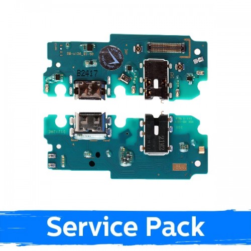 Lataausportti Samsung A136 A13 5G flex-kaapelilla / Plata (Service Pack)