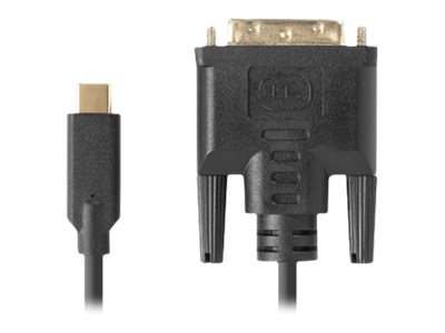 LANBERG USB-C->DVI-D 24+1 -kaapeli U/U 3m