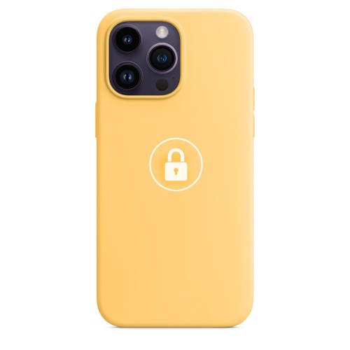 Phone Case "Silicone Case v2" for iPhone 14 Pro Max / Sunglow / in package