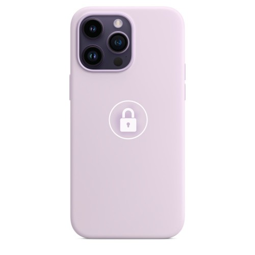 Phone Case "Silicone Case v2" for iPhone 14 Pro / Lilac / in package