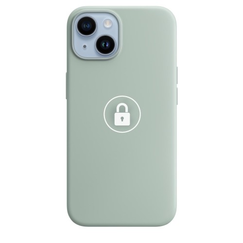 Phone Case "Silicone Case v2" for iPhone 14 Plus / Succulent / in package