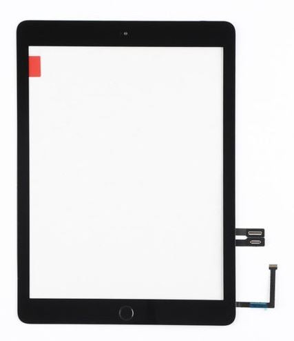 Kosketusnäyttö iPad 2018 9.7 (6th) musta Home-painikkeella ja pidikkeillä ORG