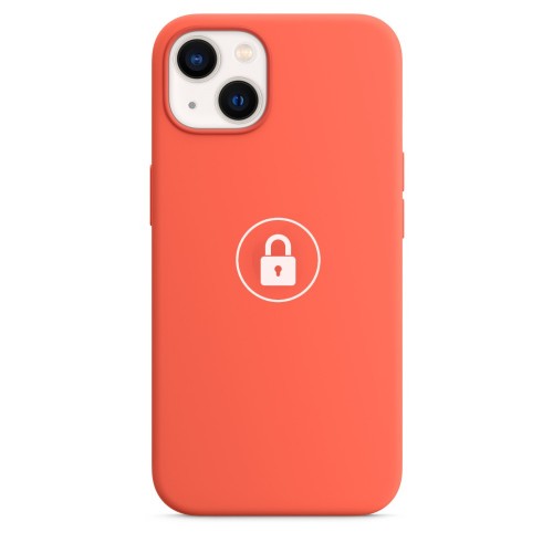 Phone Case "Silicone Case v2" for iPhone 13 / Nectarine / in package