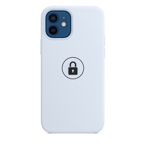 Phone Case "Silicone Case v2" for iPhone 12 (12 Pro) / Cloud Blue / in package