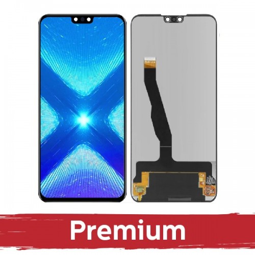 LCD-näyttö yhteensopiva Huawei Honor X8 5G / X6 4G musta OEM