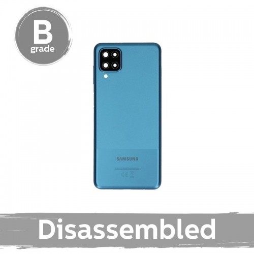 Takakansi yhteensopiva Samsung A125 A12 / sininen / kameraobjektiivilla 100% alkuperäinen (9/10 purettu)