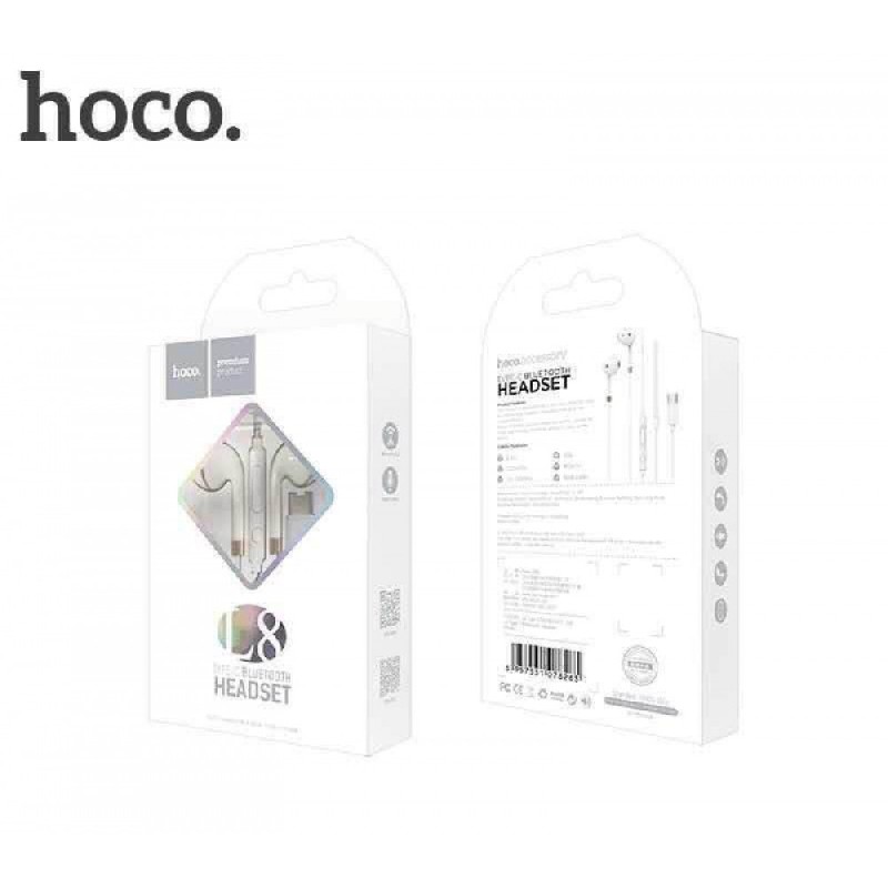 Kuulokkeet Hoco L8 Type-C valkoiset (yhdistettävissä Bluetoothin kautta)