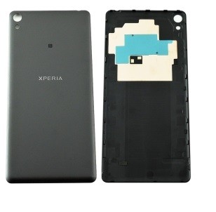 Takakansi Sony F3111/F3112 Xperia XA musta (Graphite Black) alkuperäinen (käytetty Grade A)