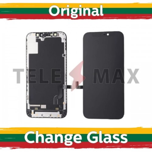 LCD-näyttö yhteensopiva iPhone 12 Mini musta (Uusittu: Telemax)
