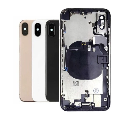 Takakansi yhteensopiva iPhone X kanssa / valkoinen / (koko kotelo + pienet osat) / OEM