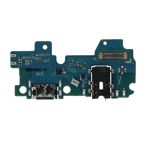 Charging Port Compatible With Samsung M325 M32 / M225 M22 with Flex / Plata OEM